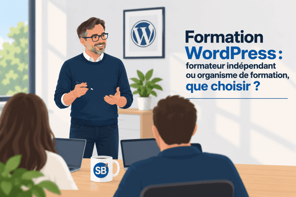 Formateur indépendant en salle de formation